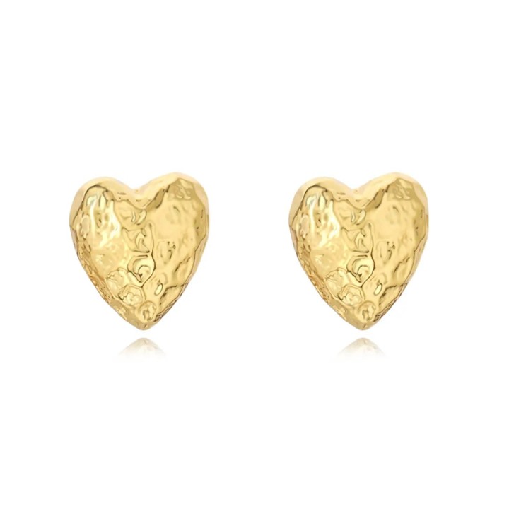 SAH Corinne heart studs