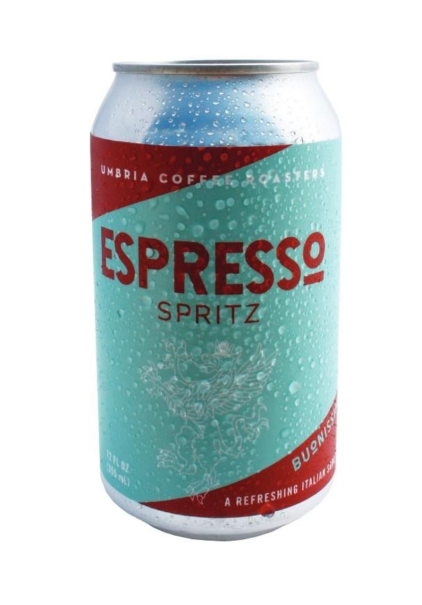 Caffe Umbria espresso spritz can