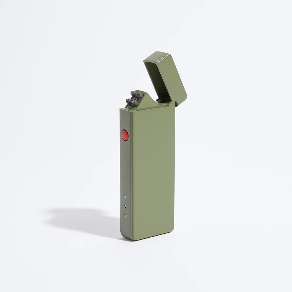 USB Pocket Slim Lighter- olive green