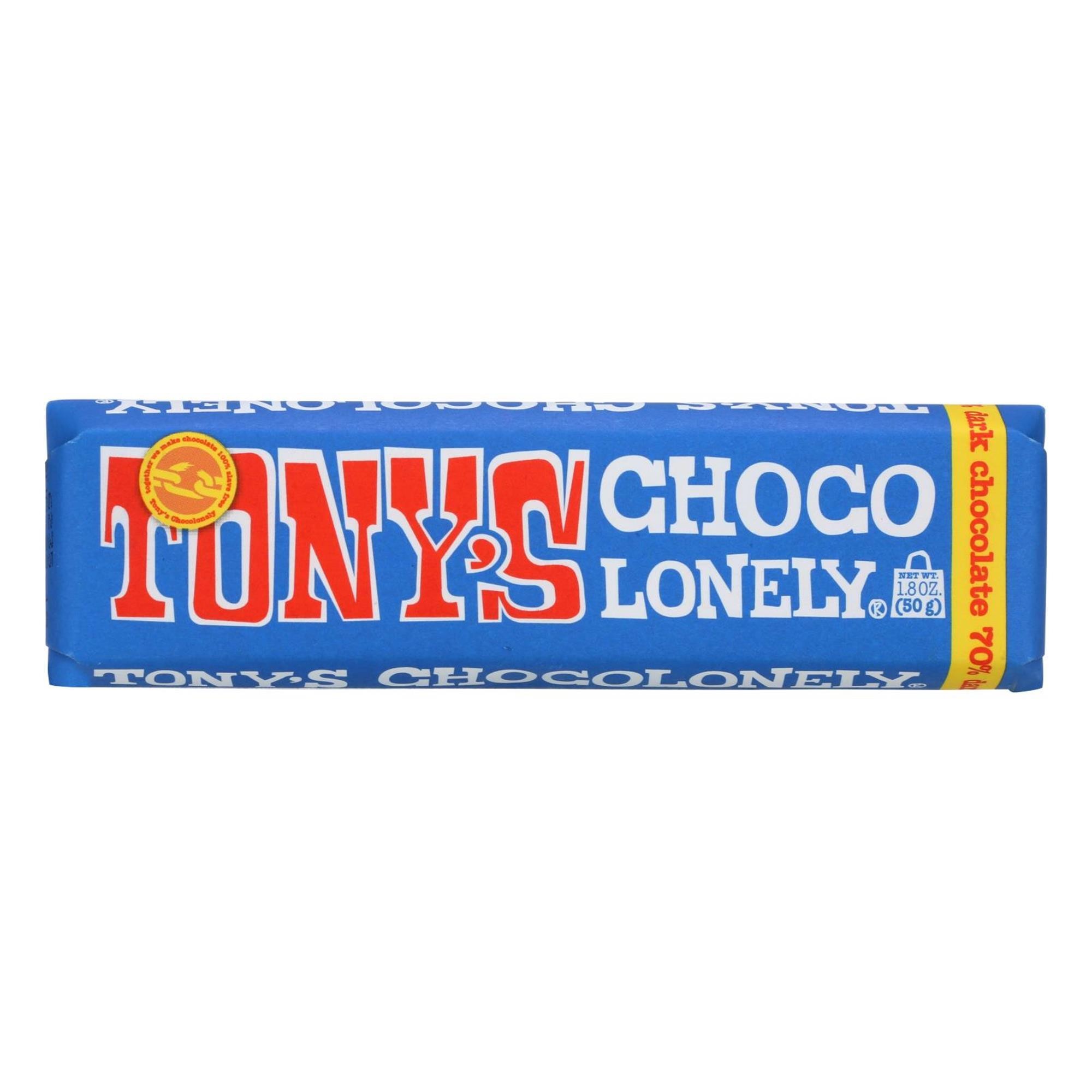 Tony's dark chocolate mini bar