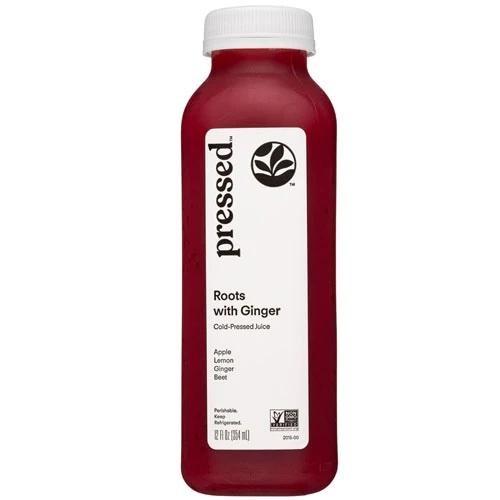 Pressed Juice roots with ginger