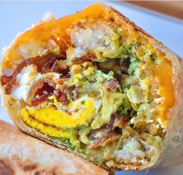 EL GUERO breakfast burrito
