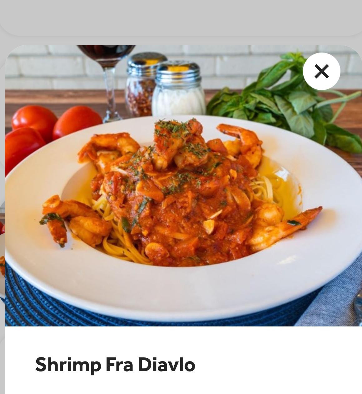 Shrimp Fra Diavlo