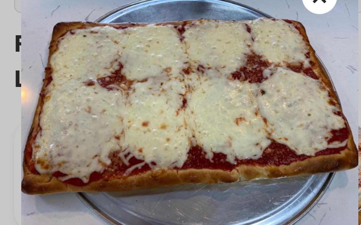 Large 16" Sicilian Pizza