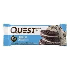Single Quest Bar cookies and cream