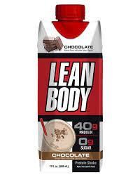 Single Lambrada Lean Body RTD chocolate