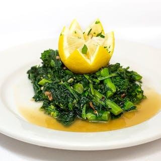Sautéed Broccoli Rabe and Roasted Peppers