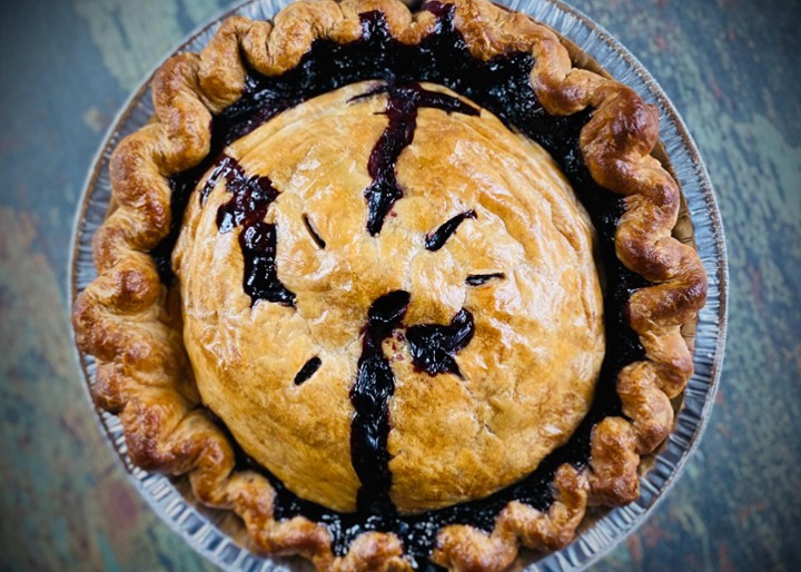 Wild Maine Blueberry Pie