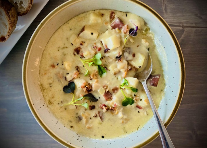 Maine Rosemary Clam Chowder (gf)