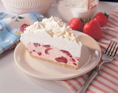 STRAWBERRIES AND CREAM PIE