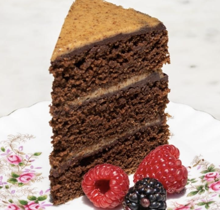 Chocolate Cake Slice by Sweet Laurel