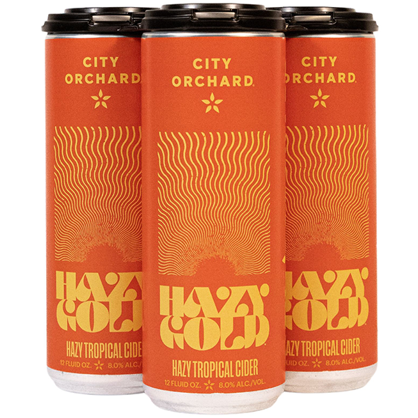 Hazy Gold 4-packs, cans