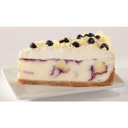Blueberry Cobbler White Chocolate Cheesecake