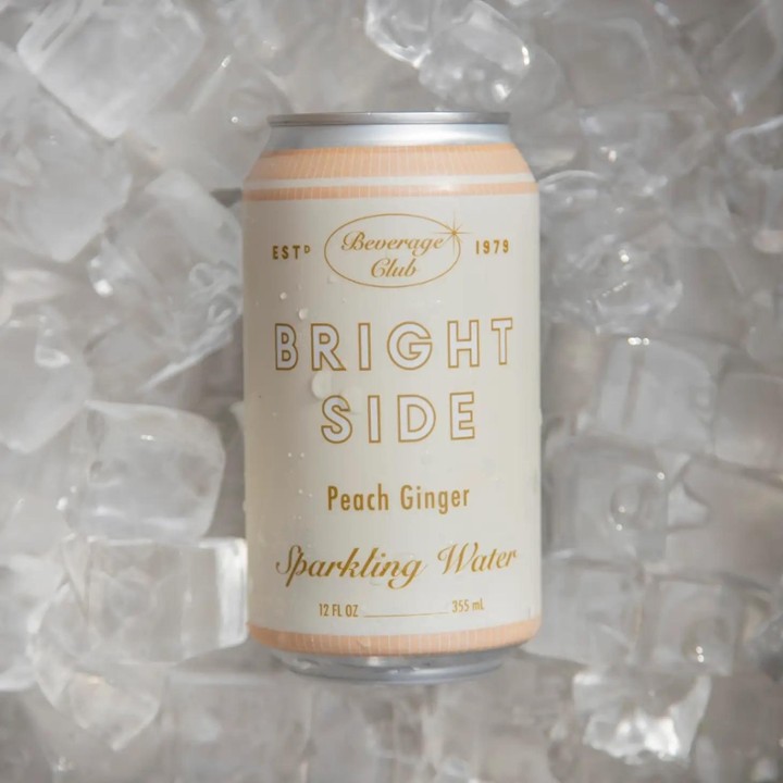 Bright Side Sparkling Water - Peach Ginger