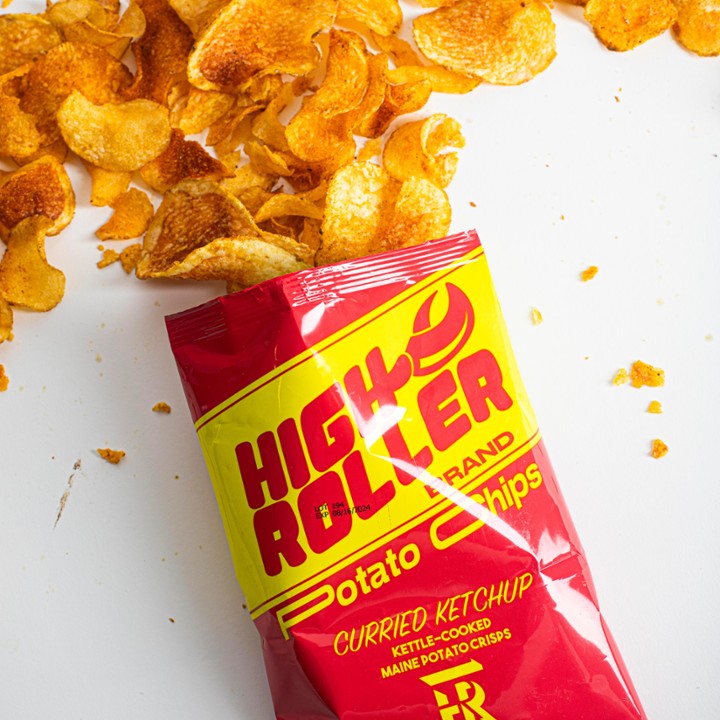 CURRIED KETCHUP CHIPS