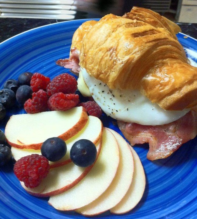 Ham and Egg Croissant