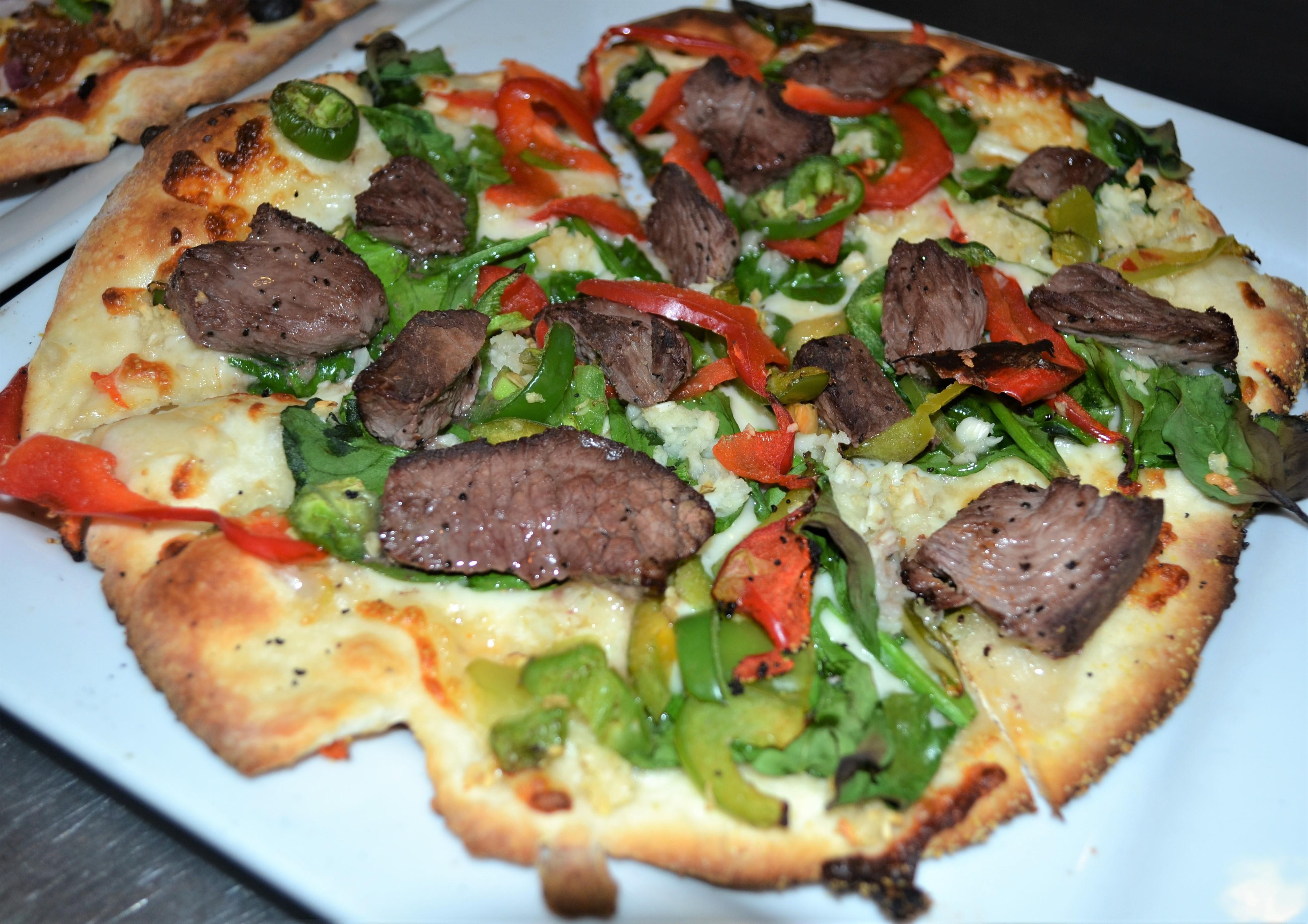 PERS Philly Steak Pizza