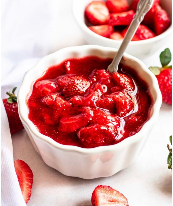 # Strawberry Glaze Topping