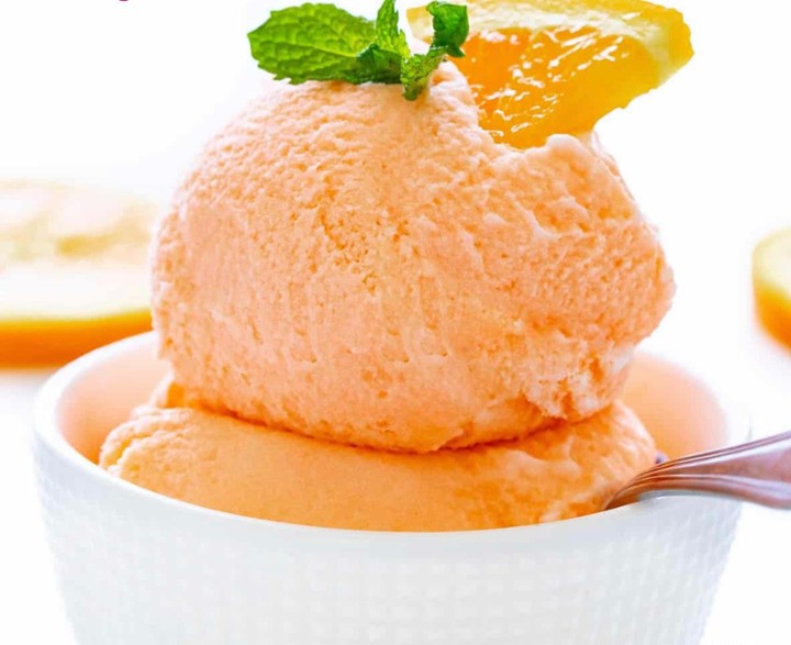 # Orange Sherbet Ice Cream