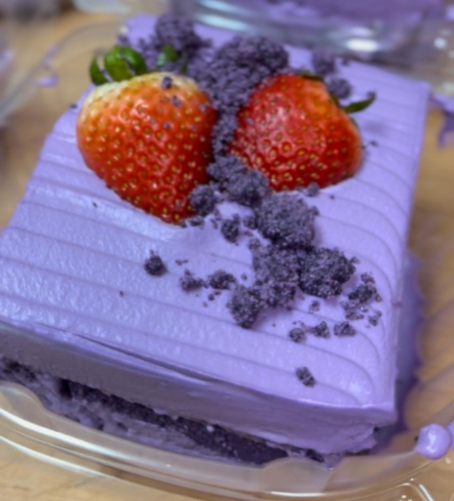 Ube tres leches