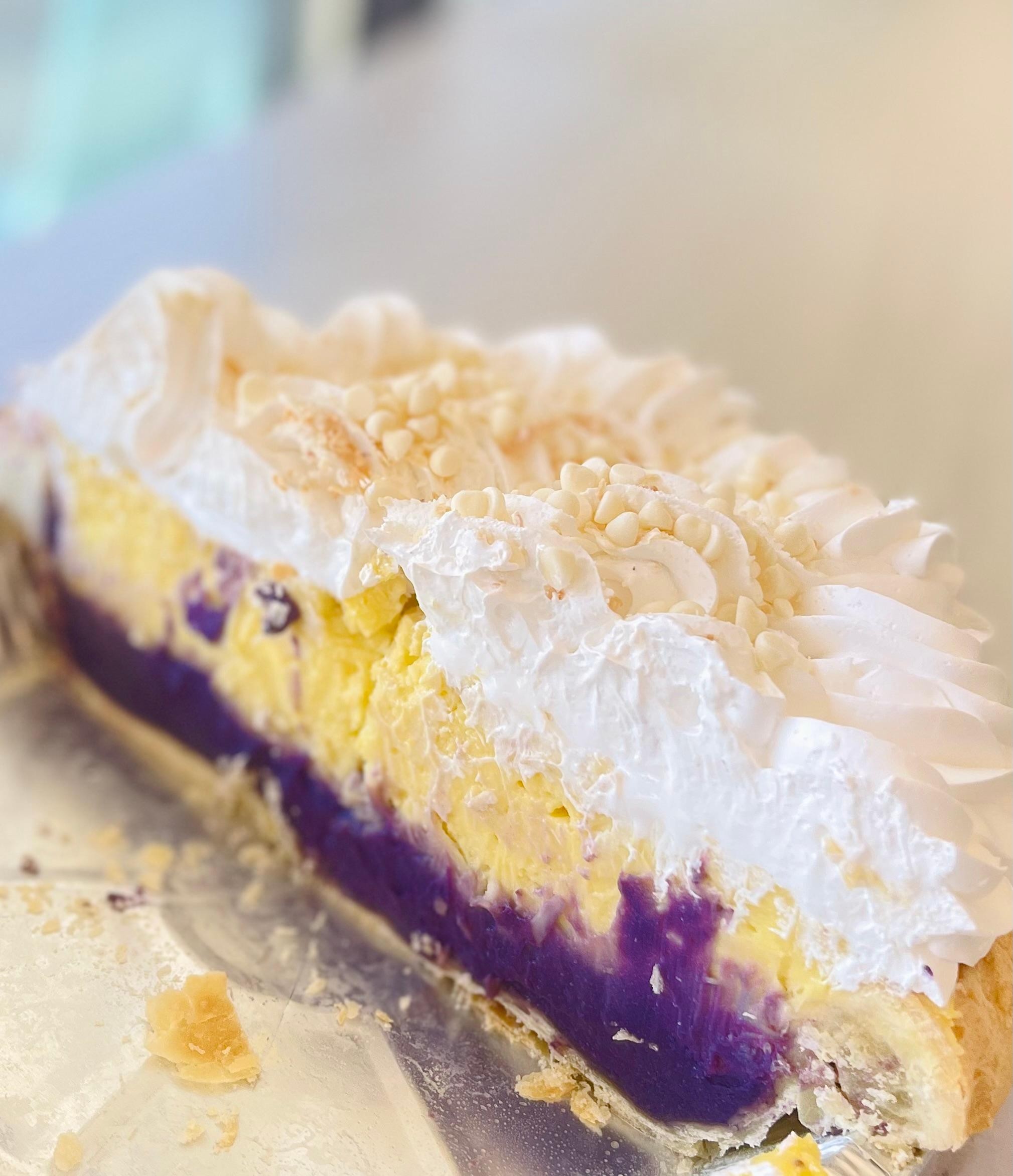 9” Ube coconut cream pie (We will cancel the order is placed less than 48 hours)