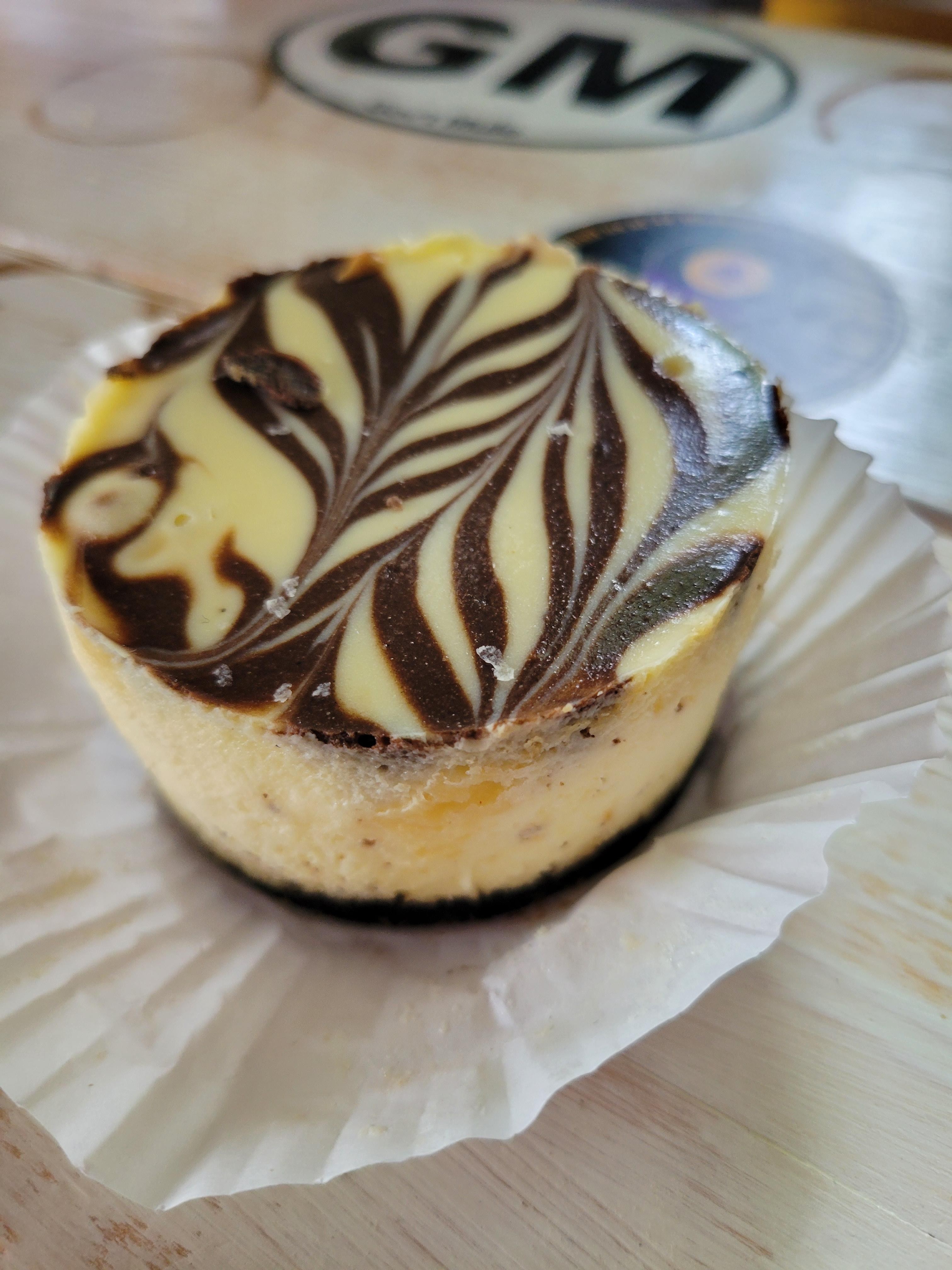 Individual Chocolate Marble Cheesecake