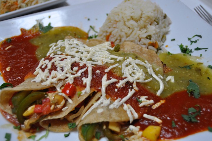 Enchiladas Vegetariano