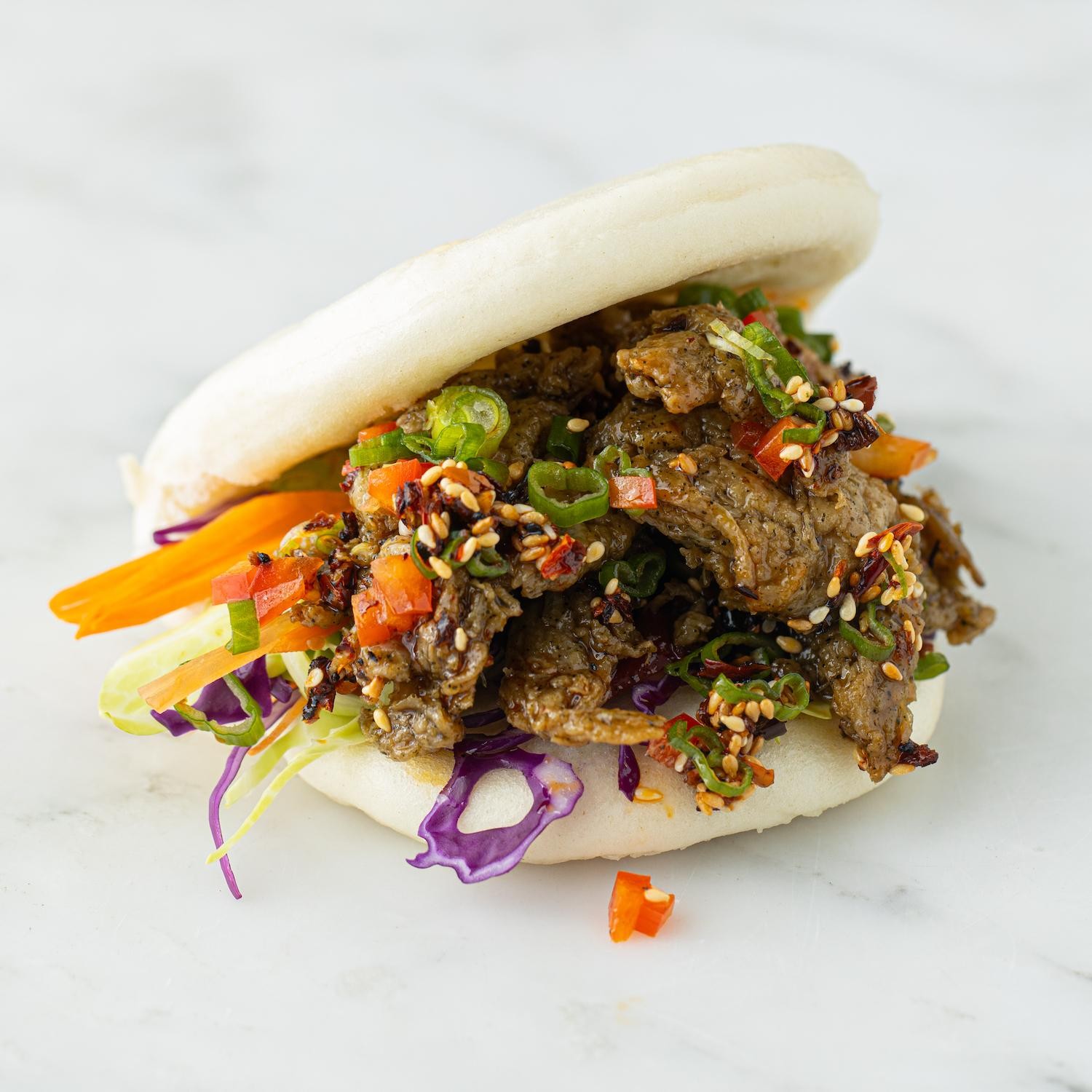 Vegan Teriyaki Beef Bun