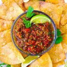 Fire Roasted Salsa and Chips