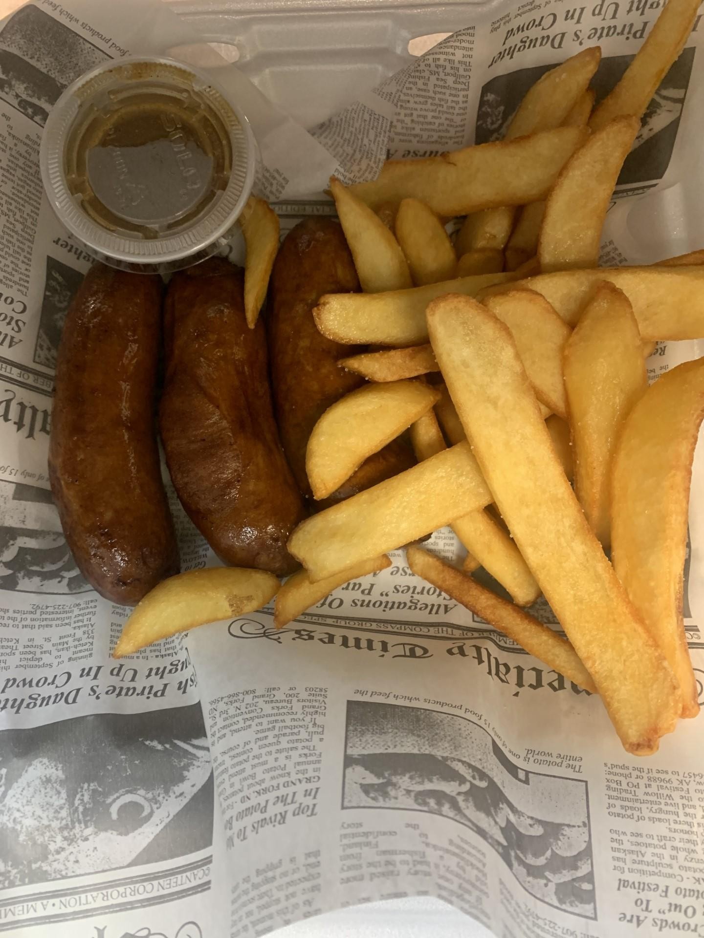 Sausage (3) & Chips