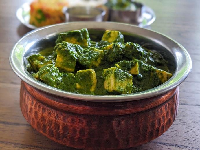 Palak Paneer (Sag)