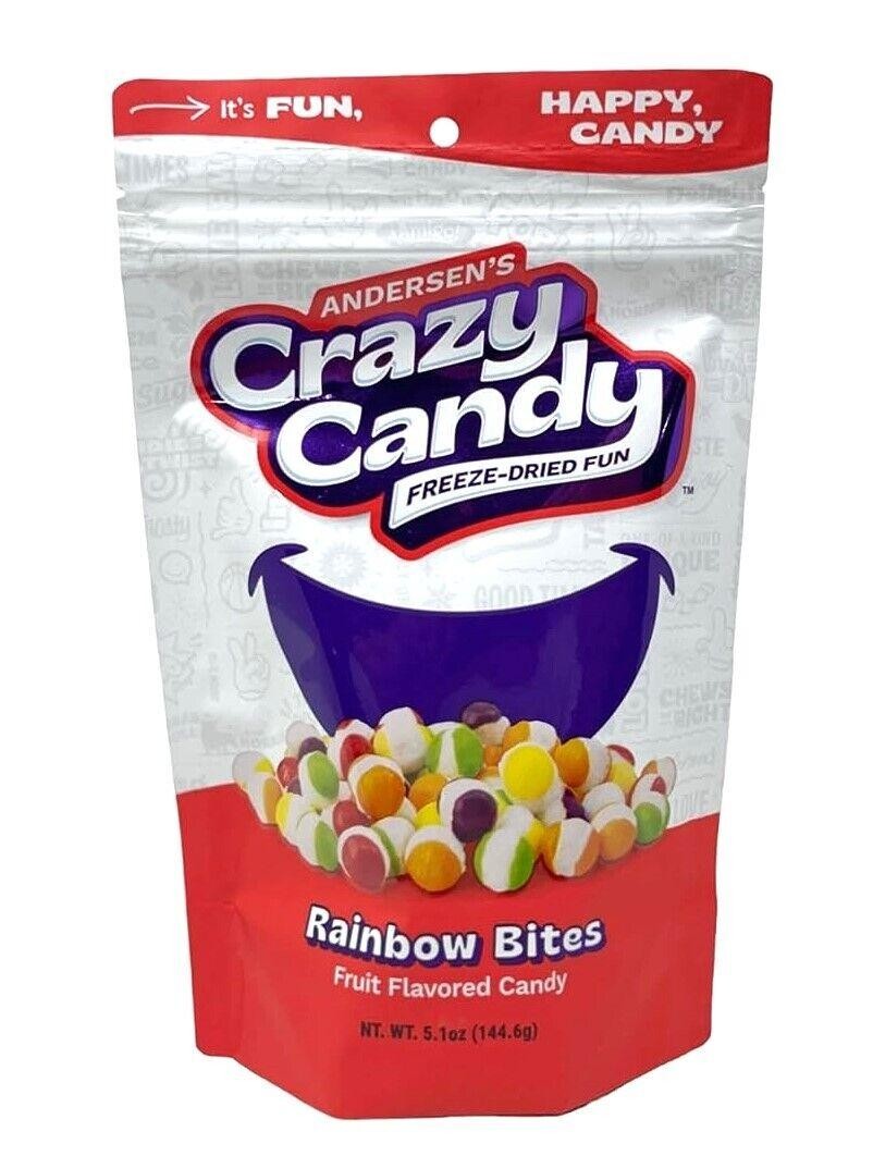 Andersen's Crazy Candy Freeze Dried Rainbow Bites 5.10z