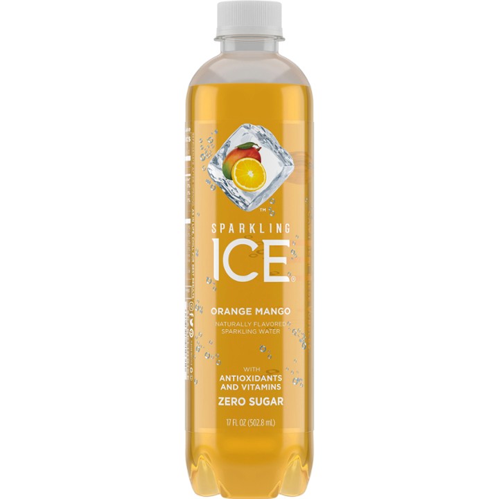 Orange Mango Carbonated Water 17 Oz