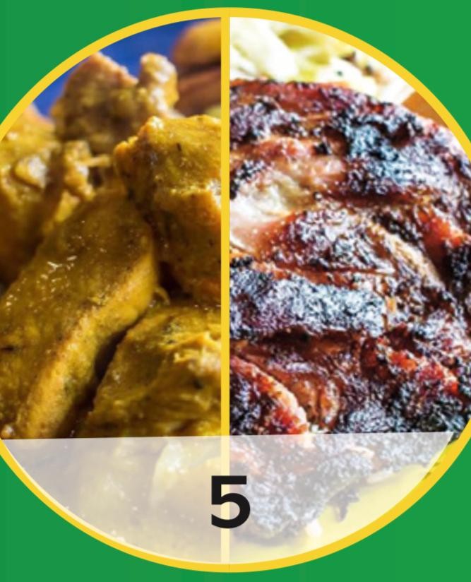 5. Combo Meals (Curry & Rib)