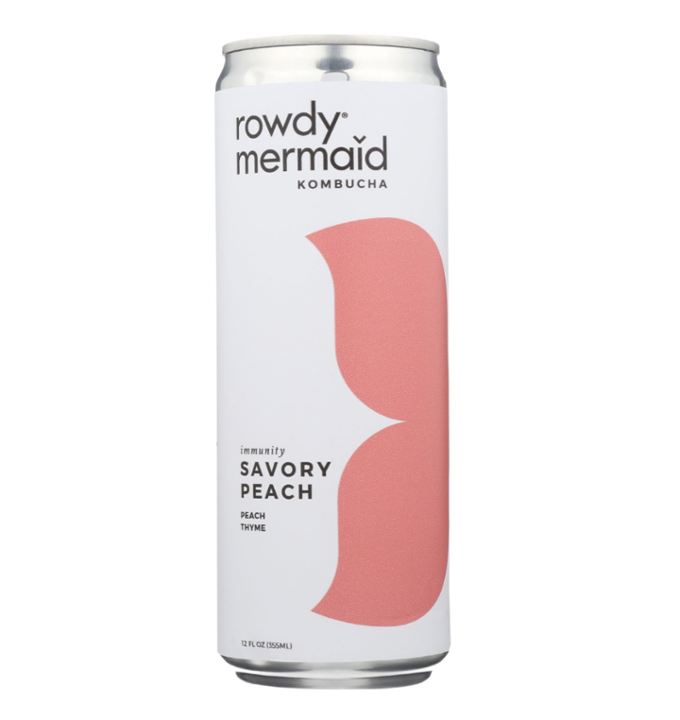 Rowdy Mermaid Kombucha - Savory Peach