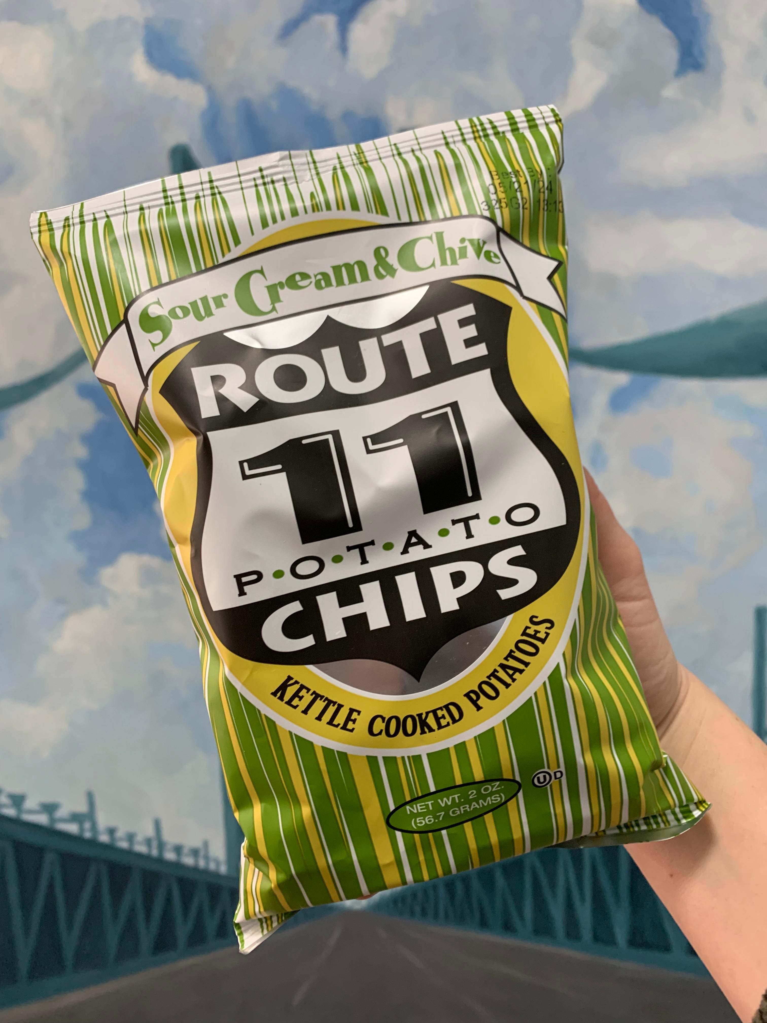 Sour Cream and Chive Route 11 Chips