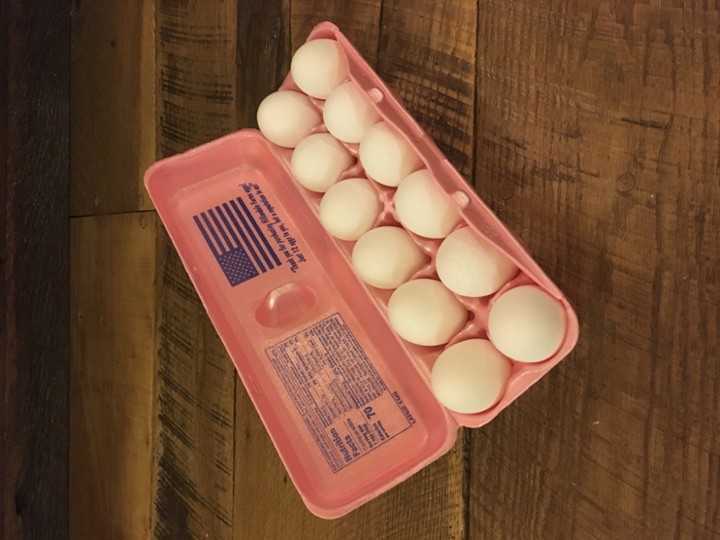 Dozen White Hillendale Eggs