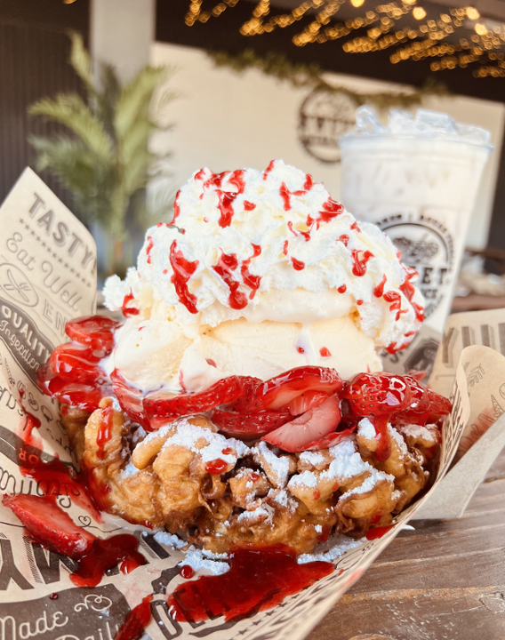 Funnel Cake Strawberry Dream