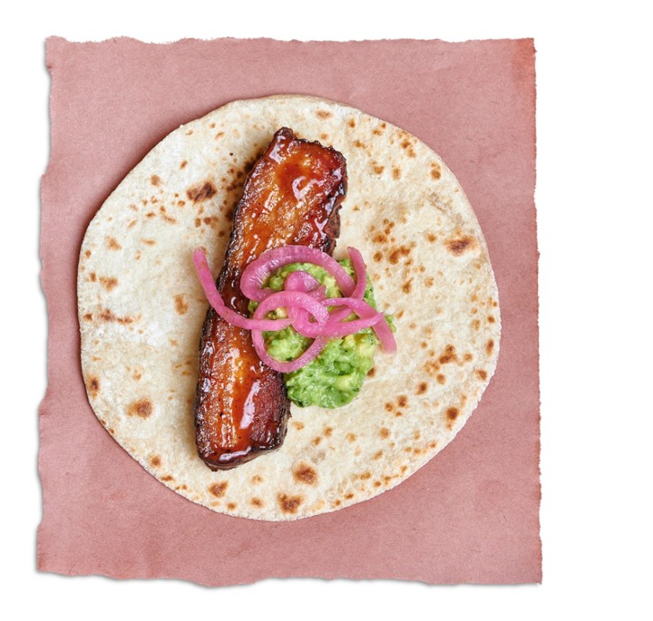 Sliced Pork Belly Taco