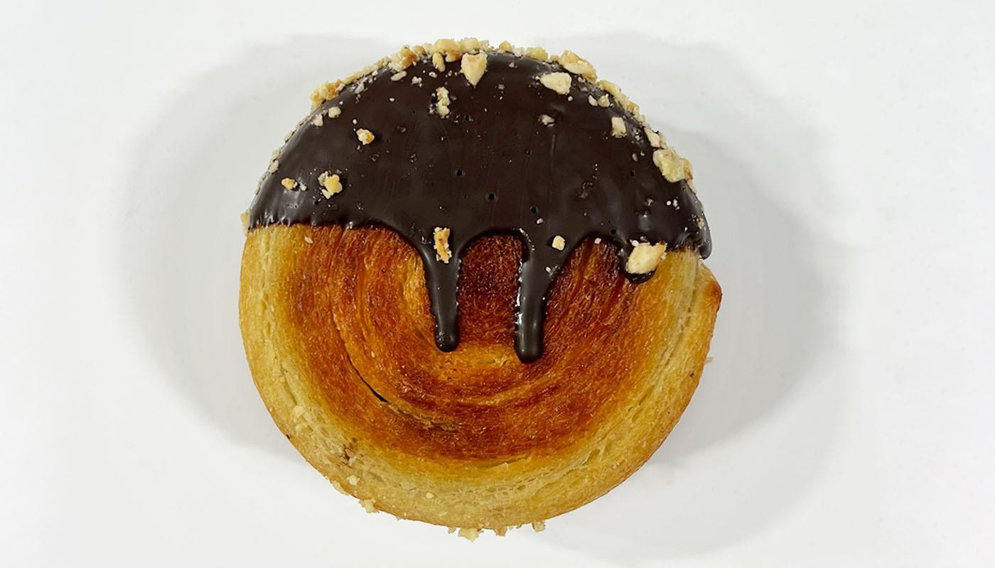Chocolate Hazelnut Spiral Croissant