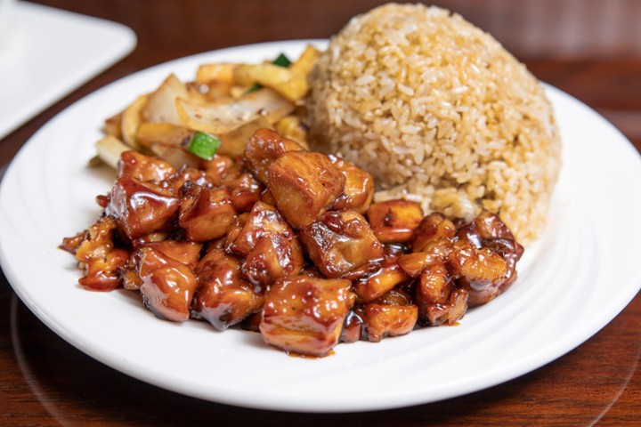 Teriyaki chicken entree