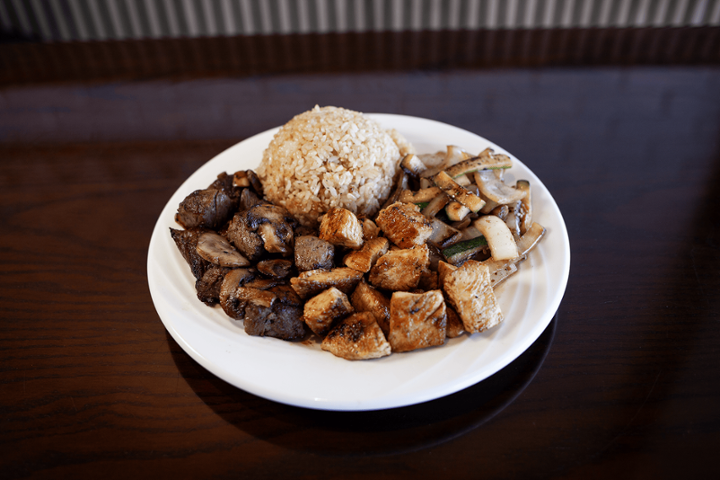 Steak + Hibachi chicken