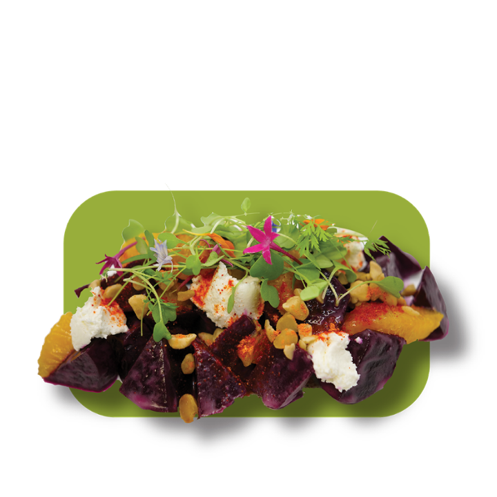 Roasted Beets & Goat Cheese