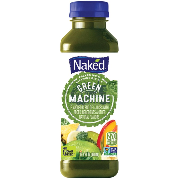 Naked Superfood Green Machine 100% Juice Smoothie Green Machine - 15.2 Ounces