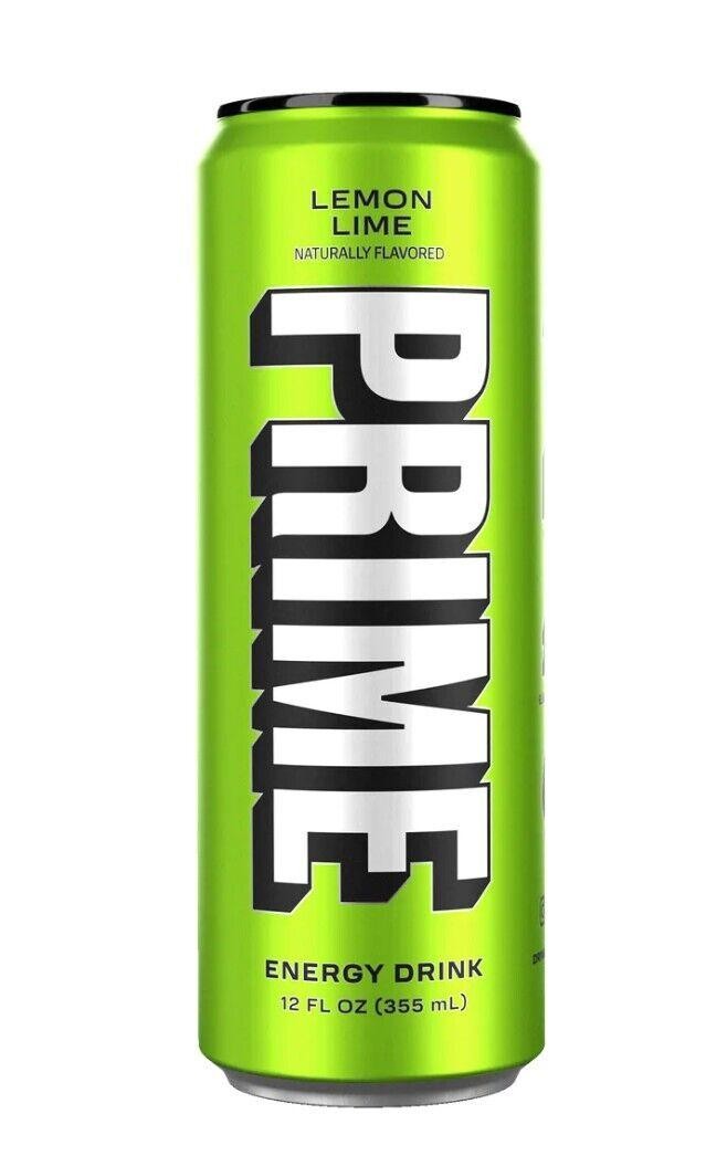 PRIME Energy Lemon Lime 12oz