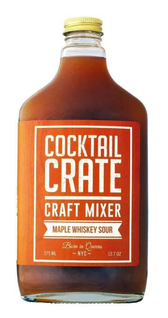 Cocktail Crate Cocktail Mixer, Maple Whiskey Sour, 12.7 Fl Oz