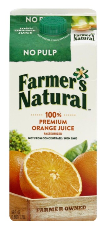 Farmer’s Natural Orange Juice No Pulp 59oz
