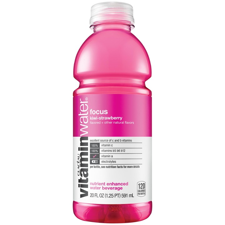 Vitaminwater Nutrient Enhanced Water Beverage, Kiwi-Strawberry 20.0 Oz