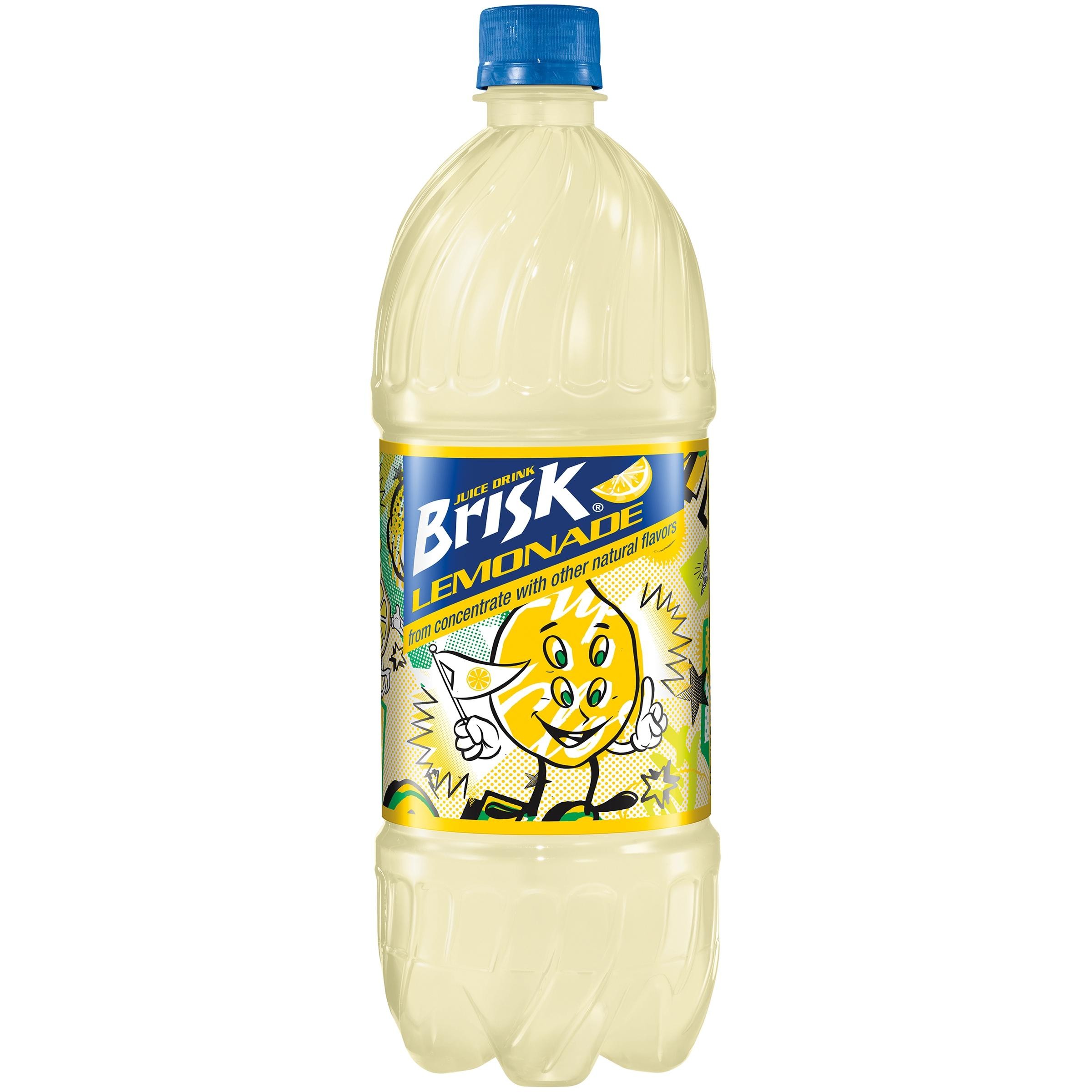 Brisk Lemonade Juice Drink Soda 1L Plastic Bottle