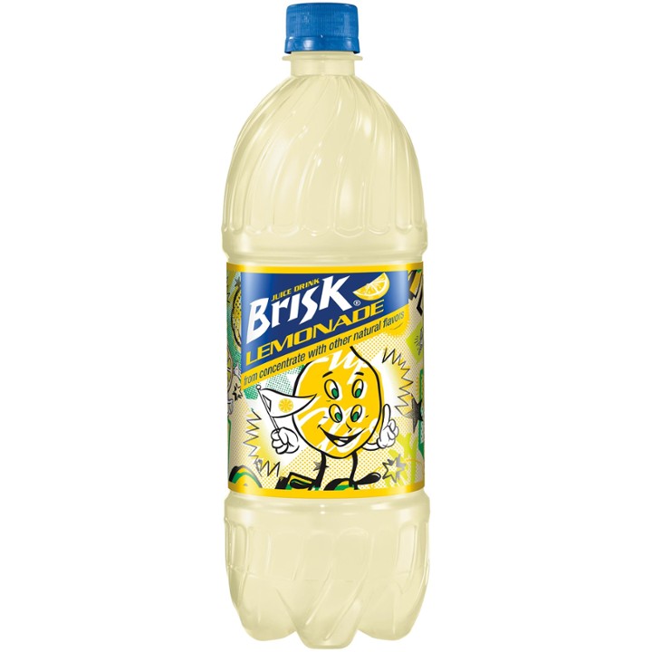 Brisk Lemonade Juice Drink Soda 1L Plastic Bottle